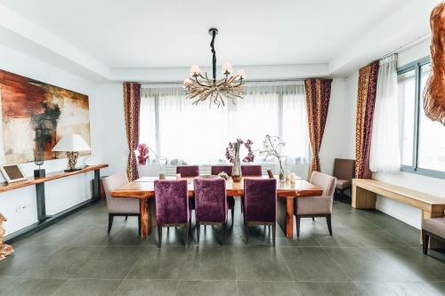 brown-wooden-dining-set-in-dining-room-2029673
